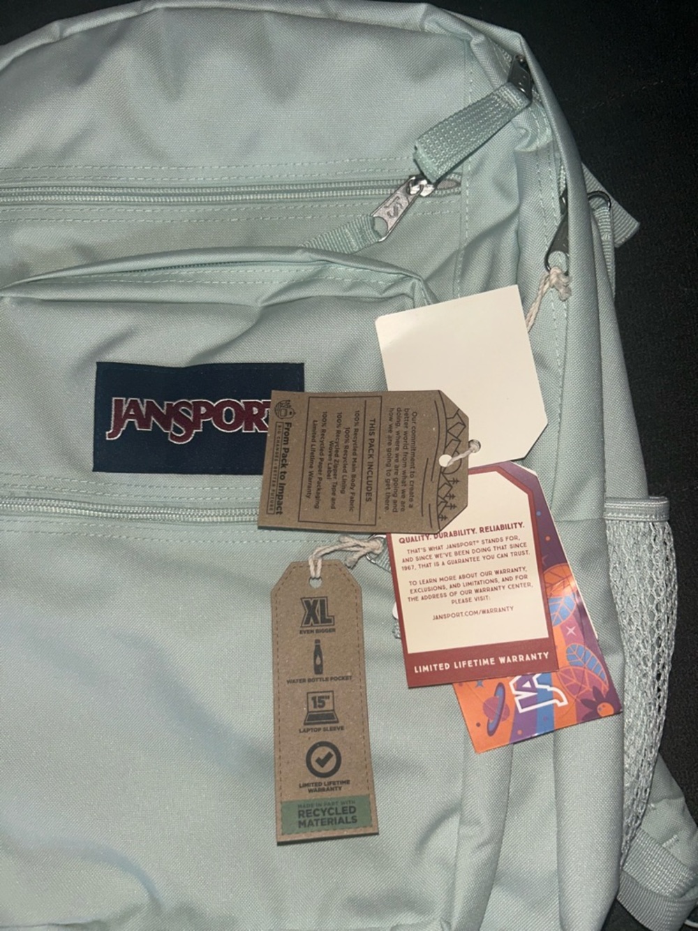 JanSport Large Backpack - Picture 2 of 4